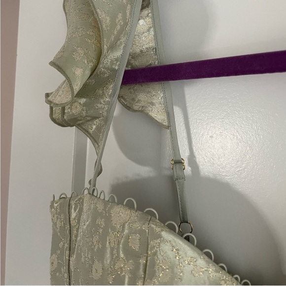 V Chapman Vera Dress in Sage Duchess - Picture 5 of 8